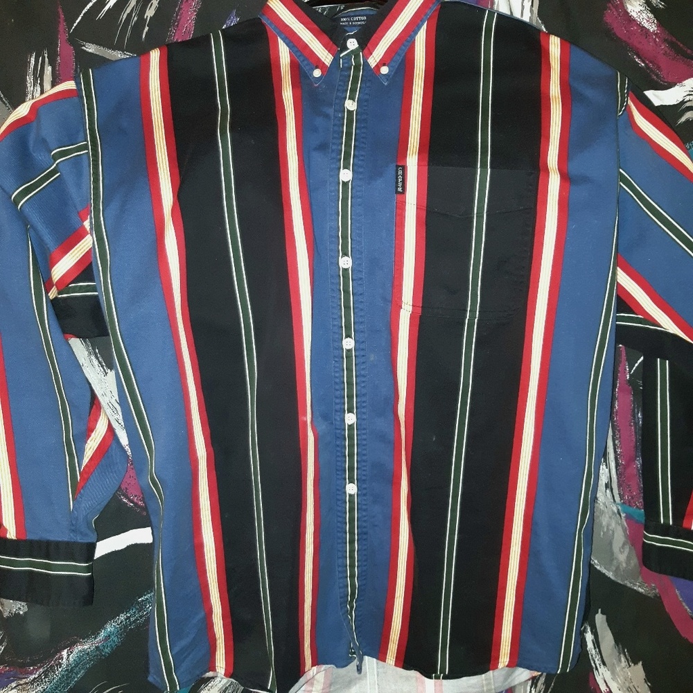 Vintage chaps Ralph Lauren striped buttondown